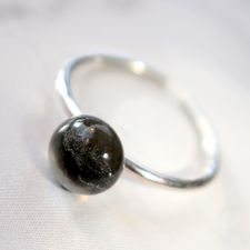Limpid Ring button Grey