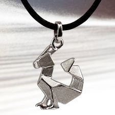 Dragon origami necklace