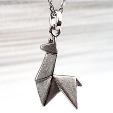Lama Origami necklace